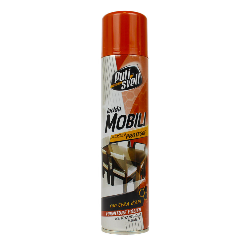 PULISVELT LUCIDA MOBILI CON CERA D'API SPRAY 300 ML