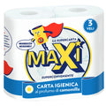 MAXI CARTA IGIENICA 4 ROTOLI 3 VELI AL PROFUMO DI CAMOMILLA