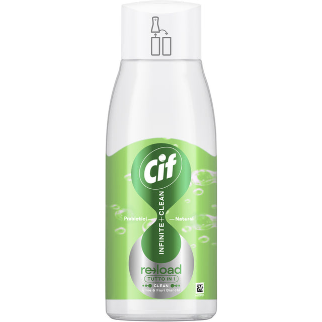 CIF INFINITE+CLEAN RICARICA LIME e FIORI BIANCHI 590 ML