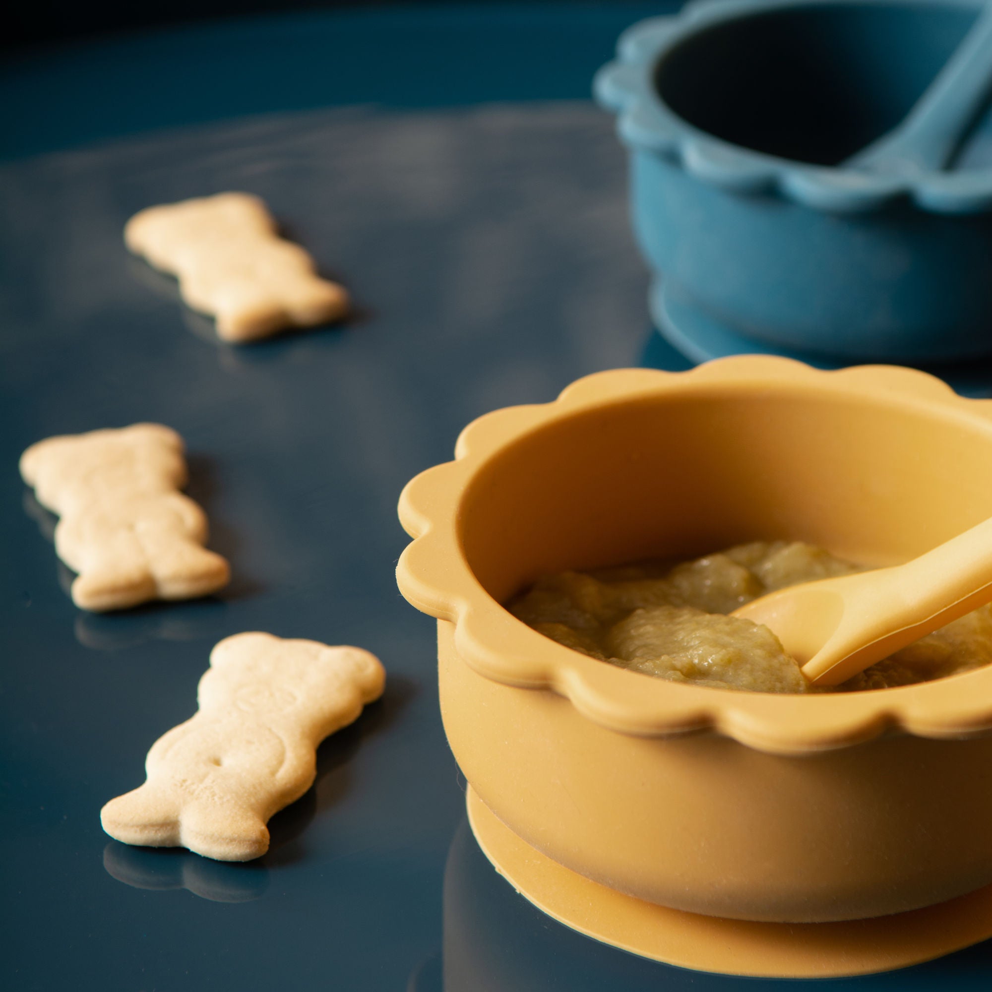 SET PASTO BAMBINO BLU / BEIGE / GIALLO